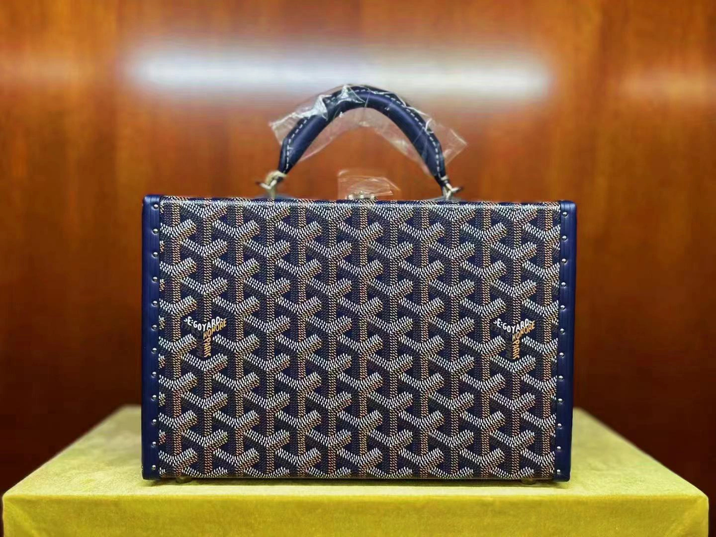 Goyard Grand Hotel Trunk Bag Brown gray| eBay