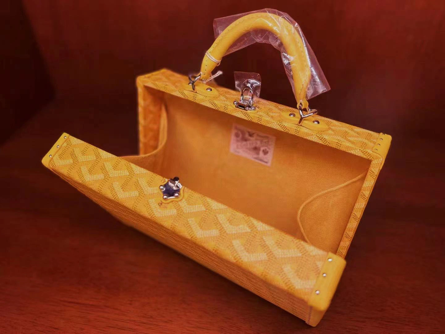 Goyard Grand Hotel Trunk Bag Brown gray| eBay