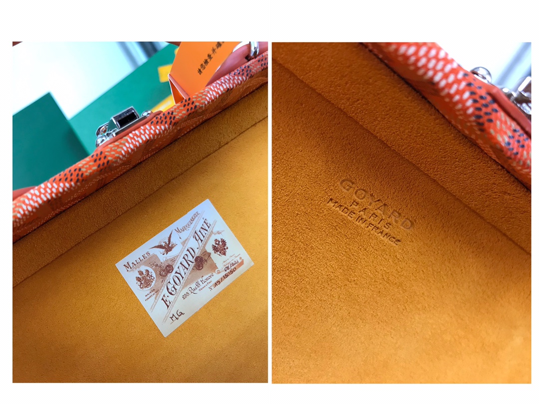 Goyard Grand Hotel Trunk Bag orange | eBay