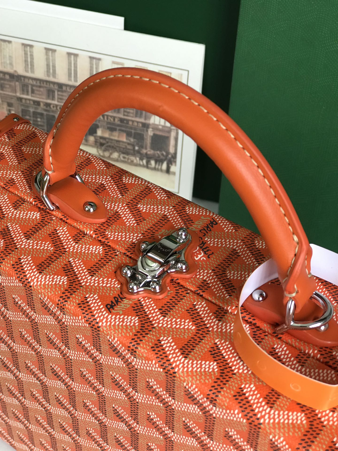 Goyard Grand Hotel Trunk Bag orange | eBay