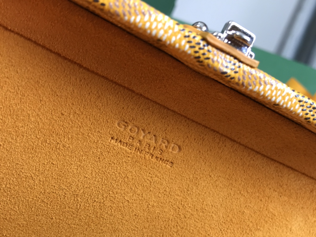 Goyard Grand Hotel Trunk Bag yellow | eBay