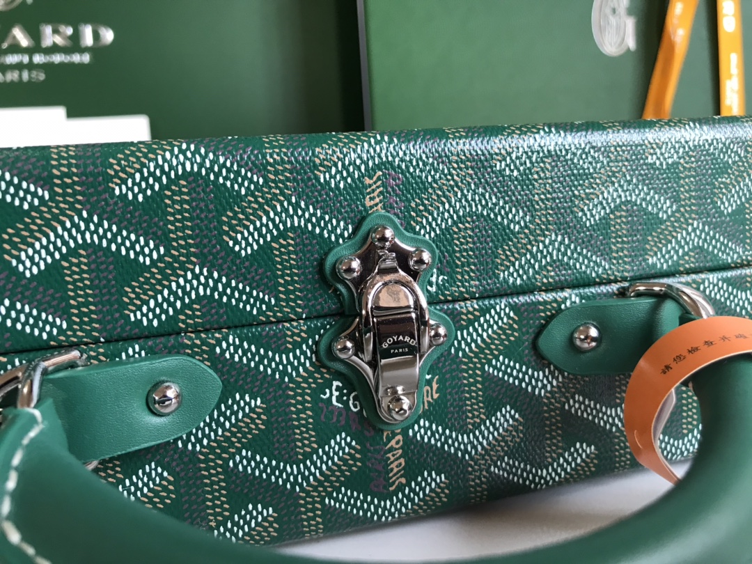 Goyard Grand Hotel Trunk Bag green| eBay