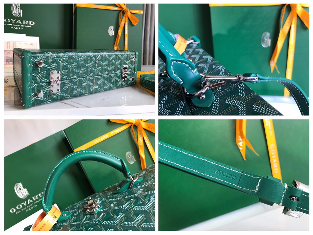 Goyard Grand Hotel Trunk Bag green| eBay