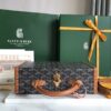 Goyard Grand Hotel Trunk Bag Coated Canvas PM Black 1717911