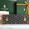Goyard Grand Hotel Trunk Bag Coated Canvas PM Black 1717911