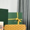 GOYARD Herringbone Cup Vert PM Shoulder Bag PVC yellow