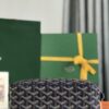 GOYARD Herringbone Cup Vert PM Shoulder Bag PVC navy