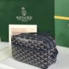 GOYARD Herringbone Cup Vert PM Shoulder Bag PVC navy