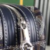 GOYARD Herringbone Cup Vert PM Shoulder Bag PVC navy