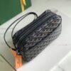 GOYARD Herringbone Cup Vert PM Shoulder Bag PVC navy
