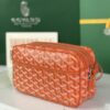 GOYARD Herringbone Cup Vert PM Shoulder Bag PVC orange