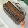 GOYARD Herringbone Cup Vert PM Shoulder Bag PVCbrown gray