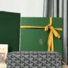 GOYARD Herringbone Cup Vert PM Shoulder Bag PVC black gray