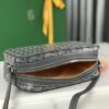 GOYARD Herringbone Cup Vert PM Shoulder Bag PVC black gray