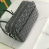 GOYARD Herringbone Cup Vert PM Shoulder Bag PVC black gray