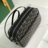 GOYARD Herringbone Cup Vert PM Shoulder Bag PVC black brown