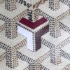 Goyard White Goyardine Coated Canvas and Leather Saint Louis