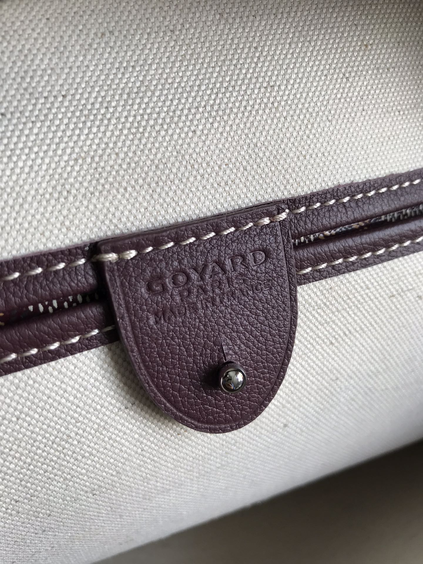 Goyard brown Goyardine Coated Canvas and Leather Saint Louis