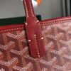 Goyard red Goyardine Coated Canvas and Leather Saint Louis
