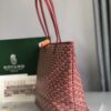 Goyard red Goyardine Coated Canvas and Leather Saint Louis