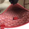Goyard red Goyardine Coated Canvas and Leather Saint Louis