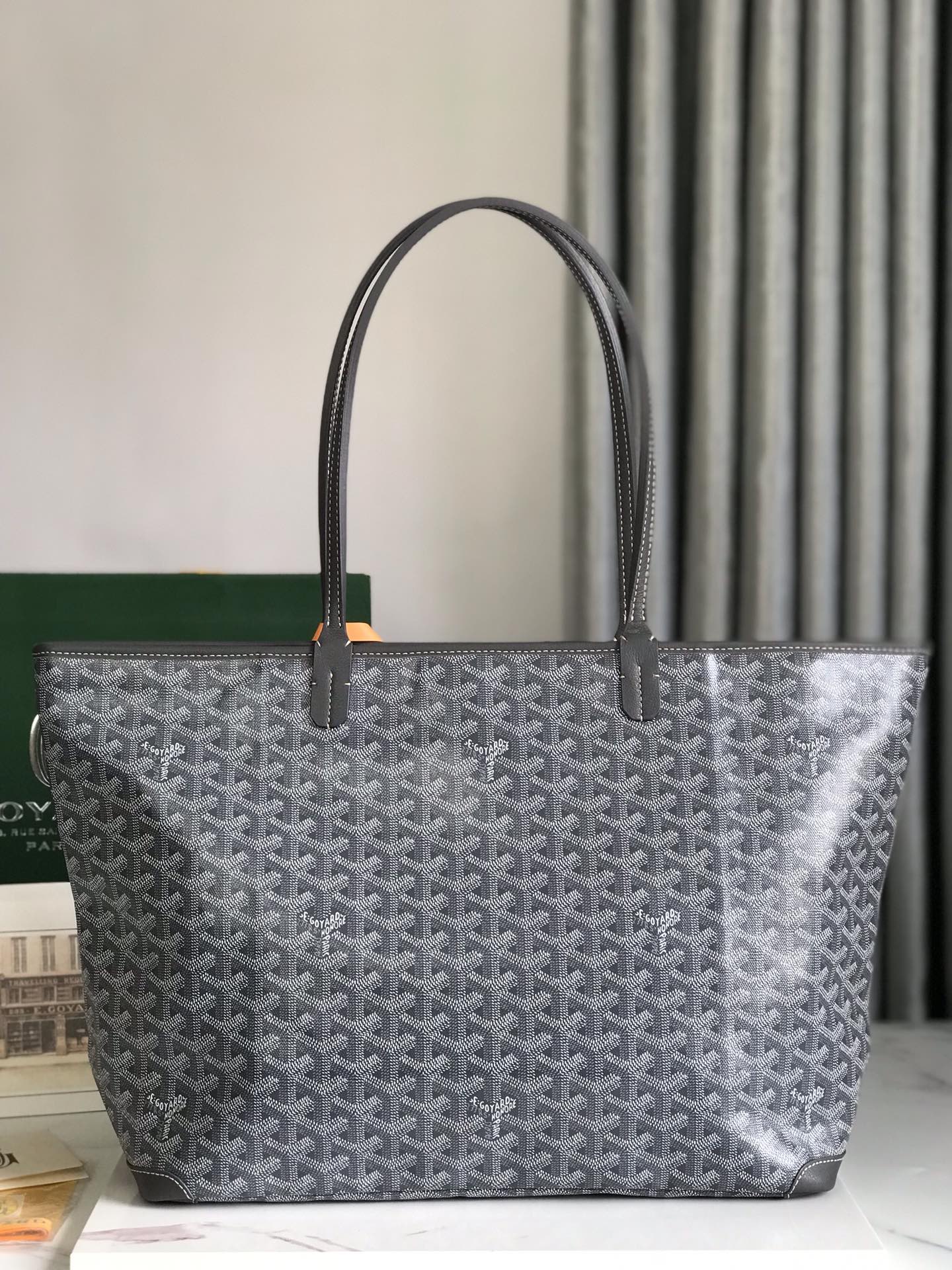 Goyard Artois PM Tote Bag for Women Black navy N-QL |