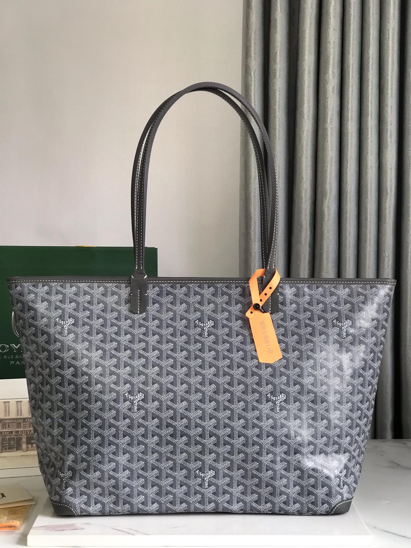 Goyard Artois PM Tote Bag for Women Black navy N-QL |