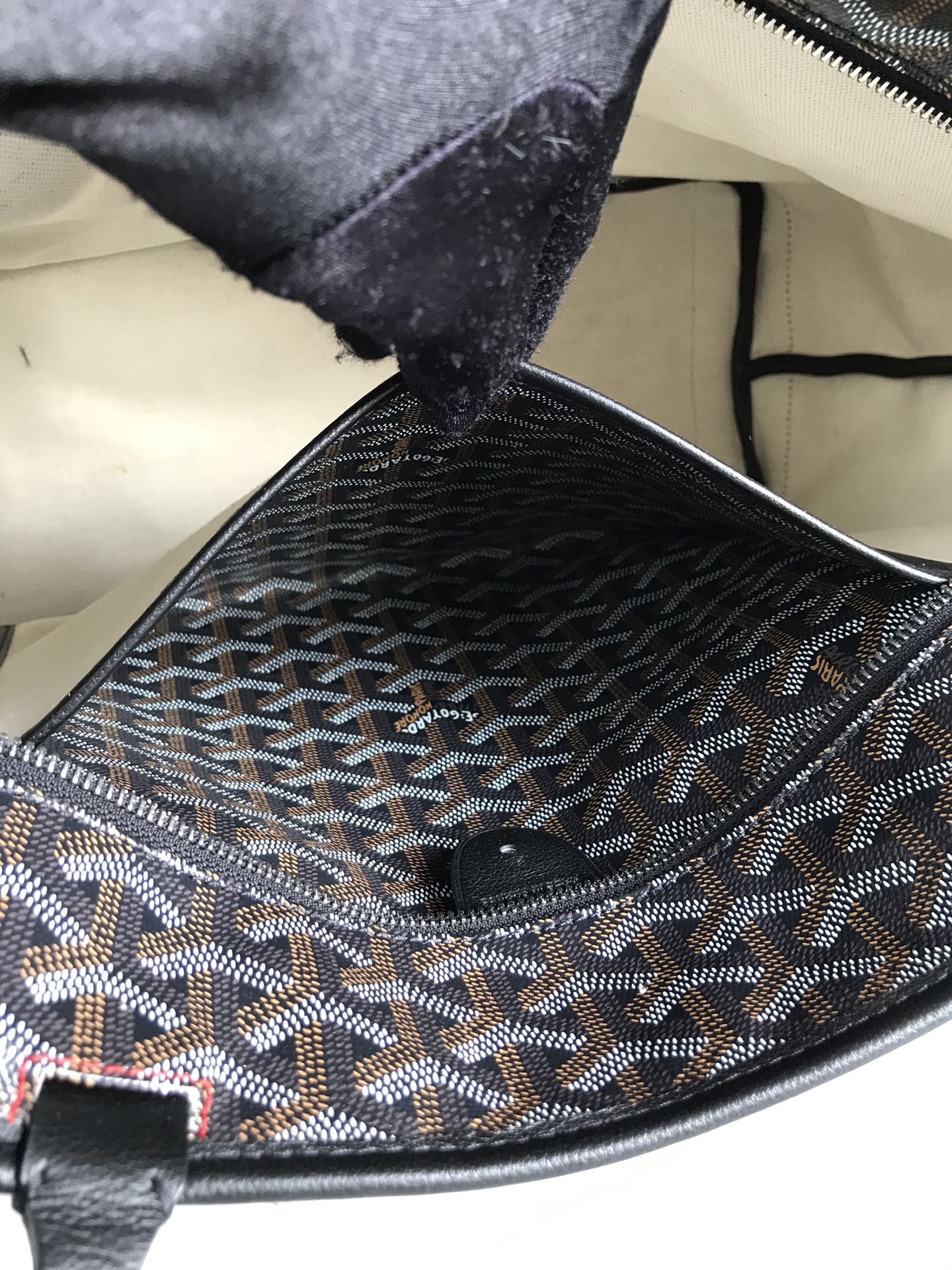 Goyard Artois PM Tote Bag for Women Black gray N-QL |