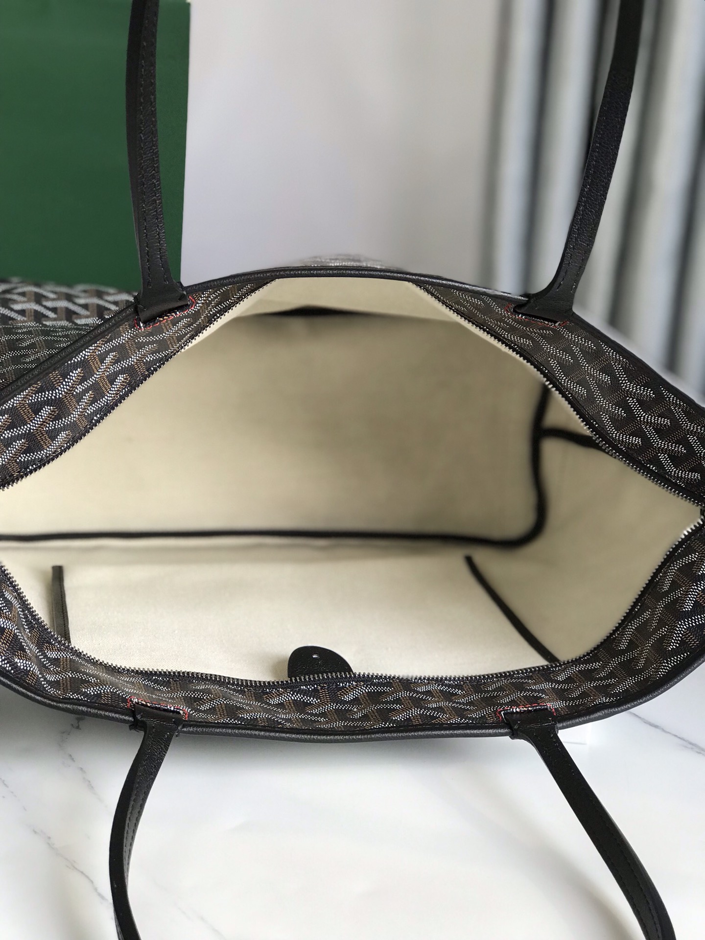 Goyard Artois PM Tote Bag for Women Black gray N-QL |
