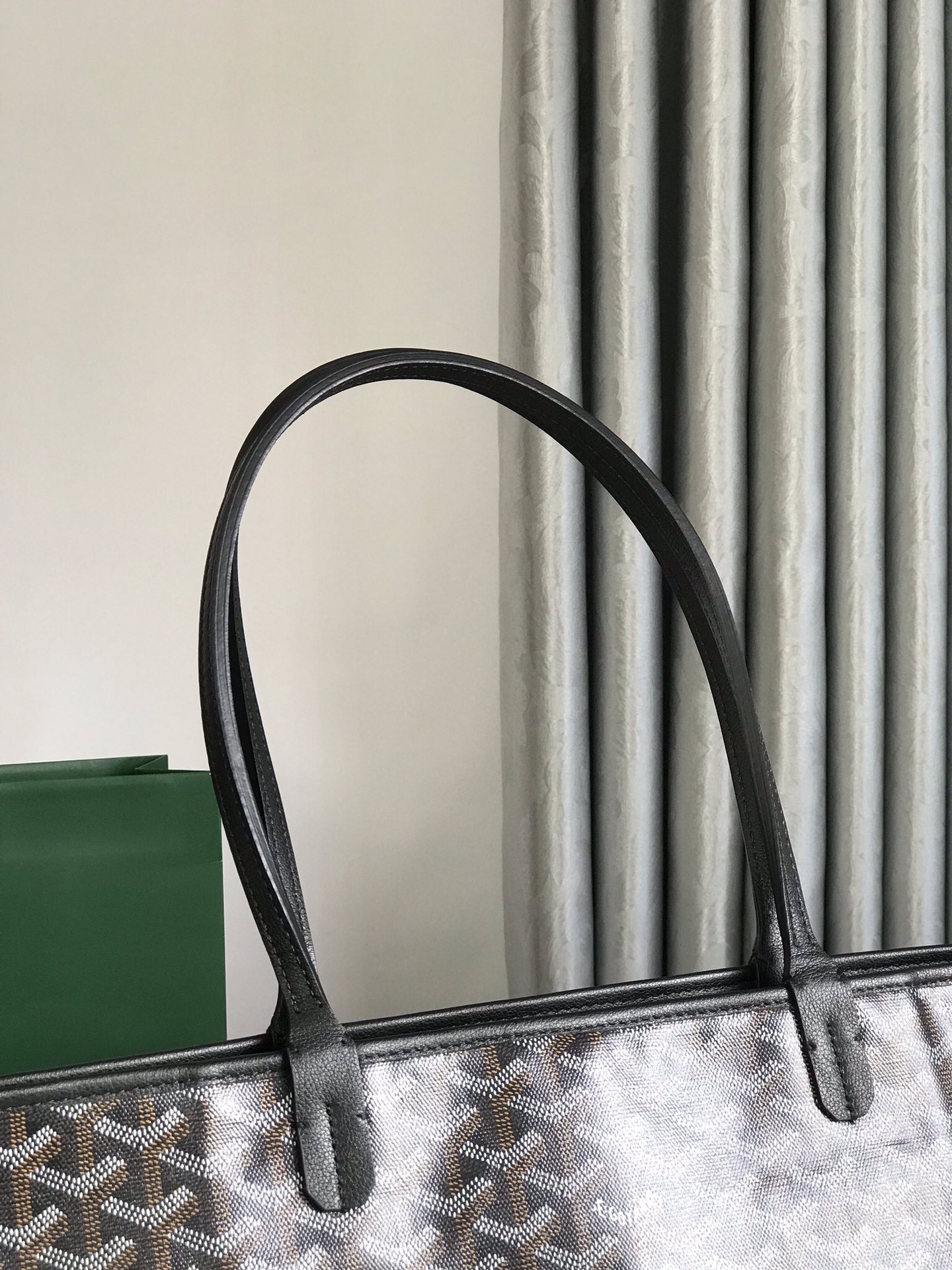 Goyard Artois PM Tote Bag for Women Black gray N-QL |