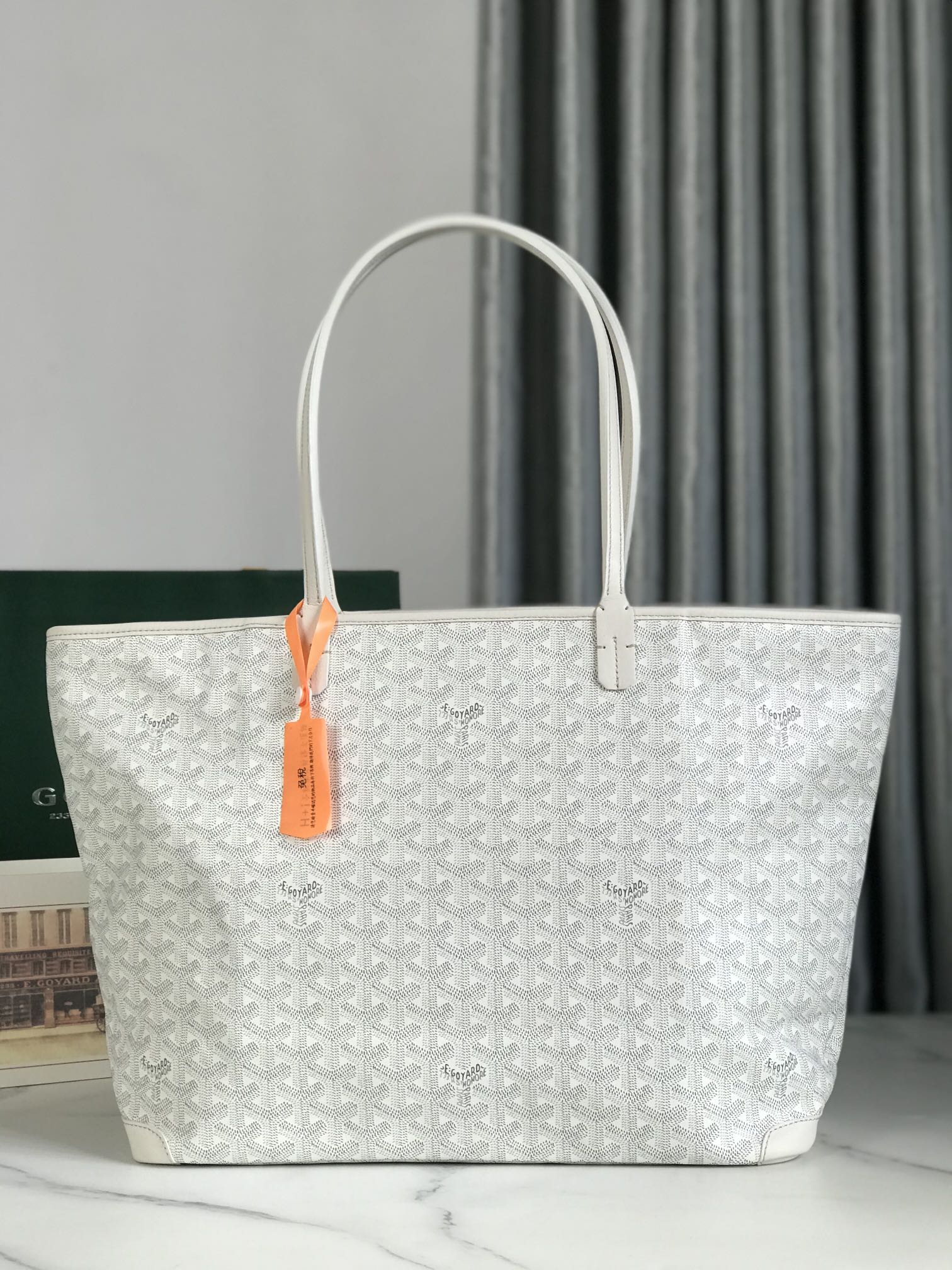 Goyard Artois PM Tote Bag for Women white N-QL |