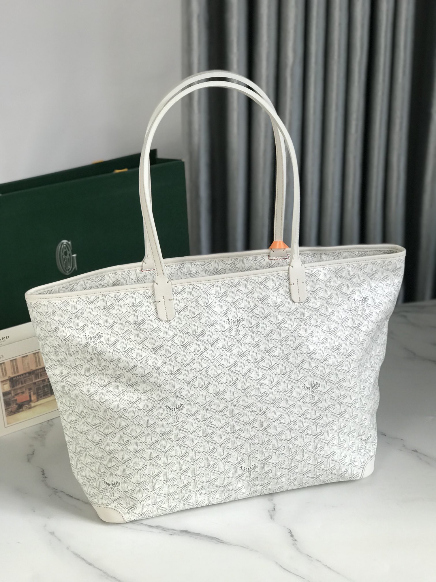Goyard Artois PM Tote Bag for Women white N-QL |