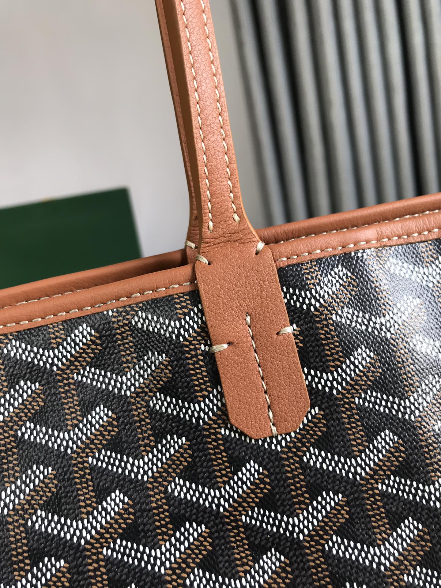 Goyard Artois PM Tote Bag for Women Black Brown N-QL |