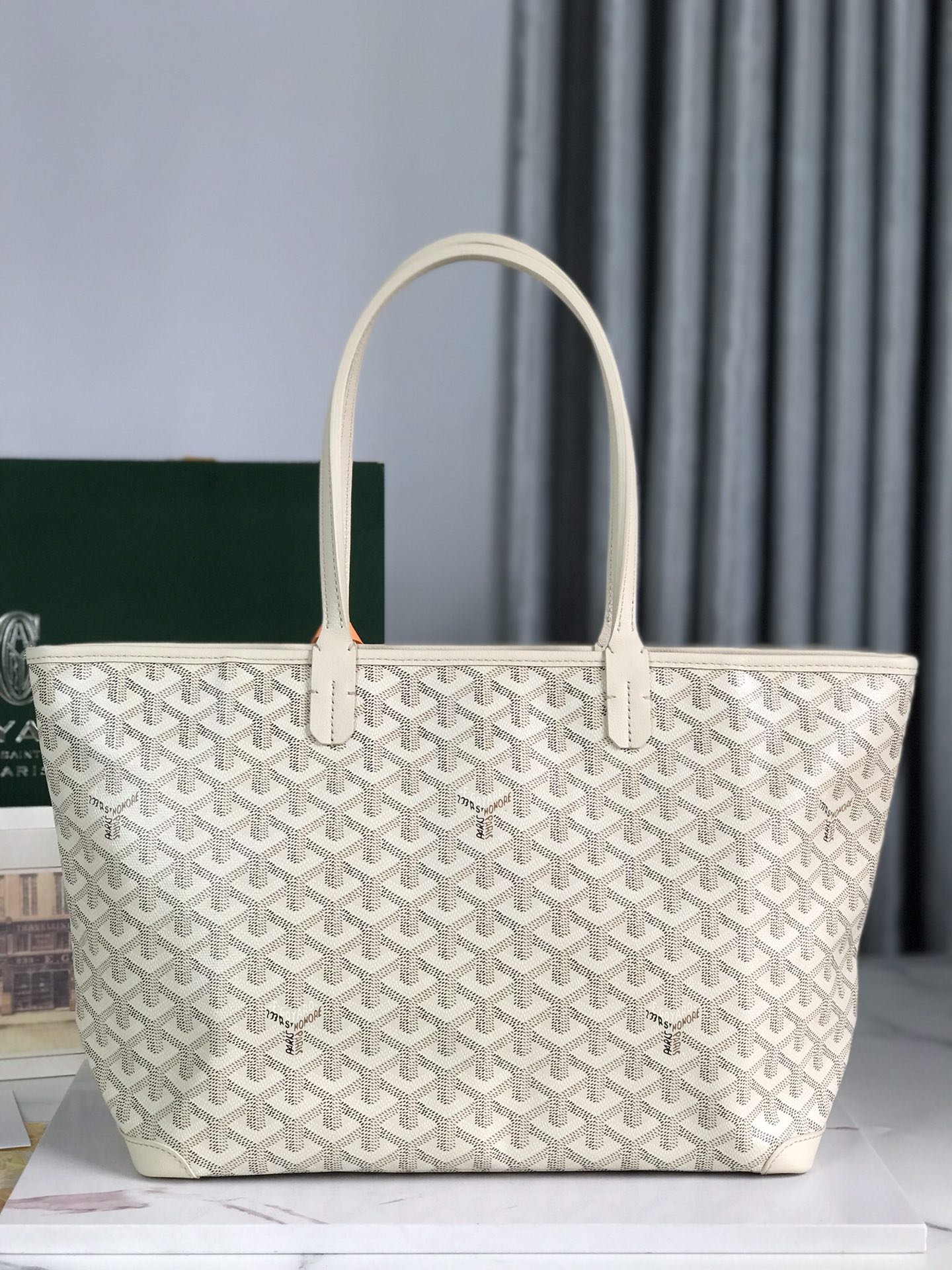 GOYARD Artois PM Tote Bag Sand Beige Shopping Shoulder Purse