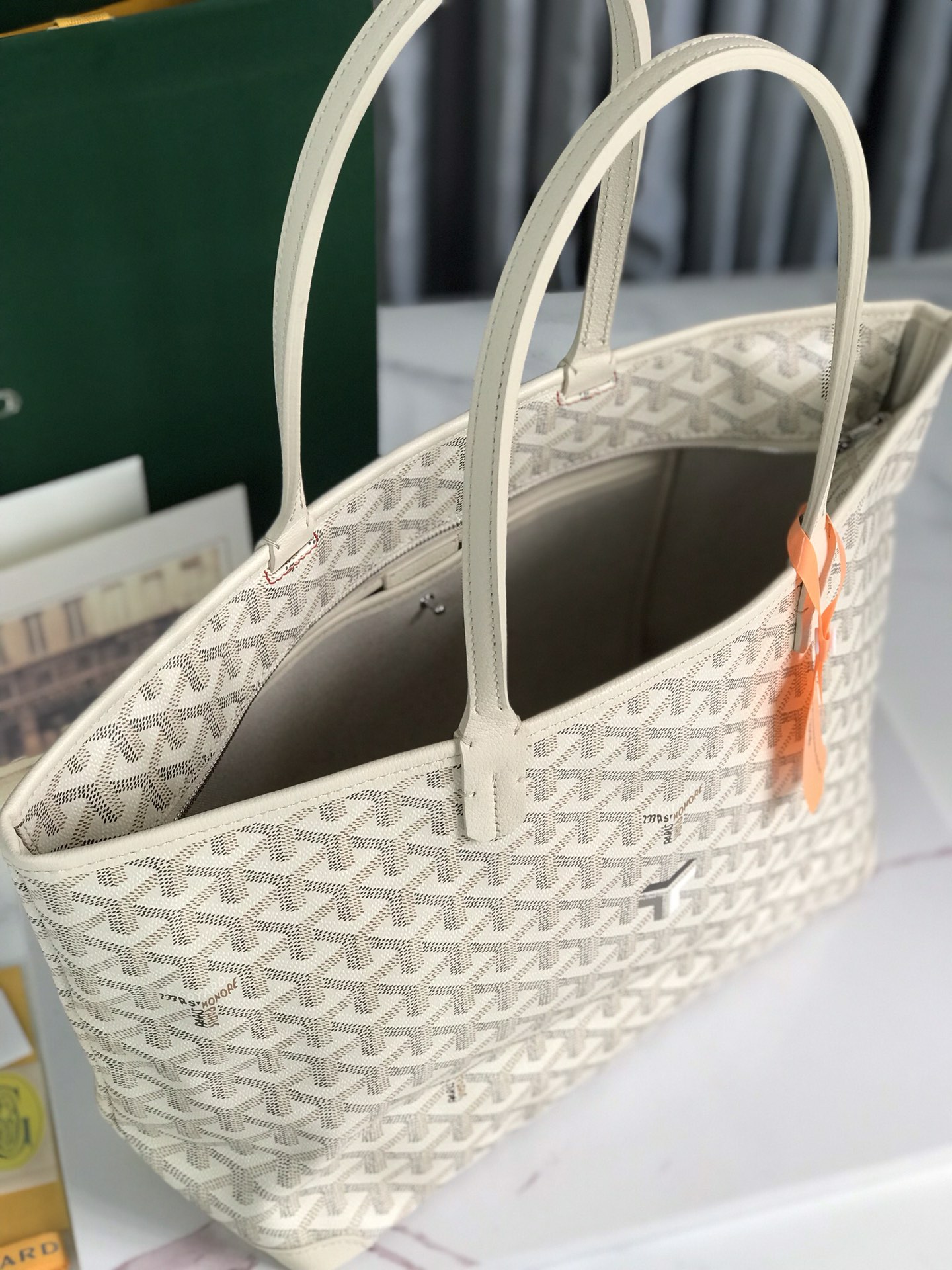 GOYARD Artois PM Tote Bag Sand Beige Shopping Shoulder Purse
