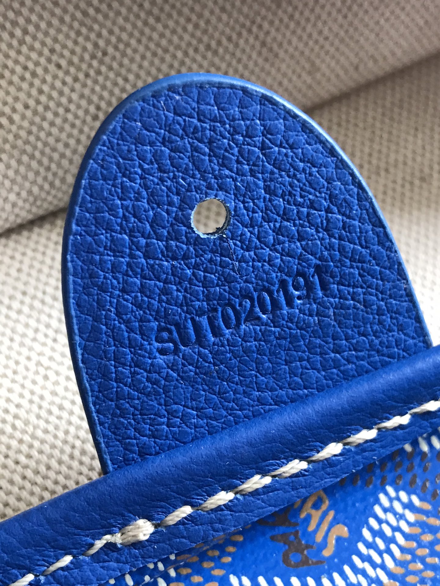 GOYARD Goyardine Saint Louis PM Sky Blue 1582737