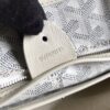 Goyard White Goyardine Coated Canvas and Leather Artois MM