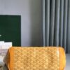 Goyard Goyardine Yellow Artois PM Tote Bag Palladium