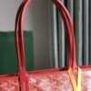 Red Goyard Goyardine Saint Louis PM Tote Bag