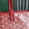 Red Goyard Goyardine Saint Louis PM Tote Bag