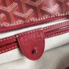 Red Goyard Goyardine Saint Louis PM Tote Bag