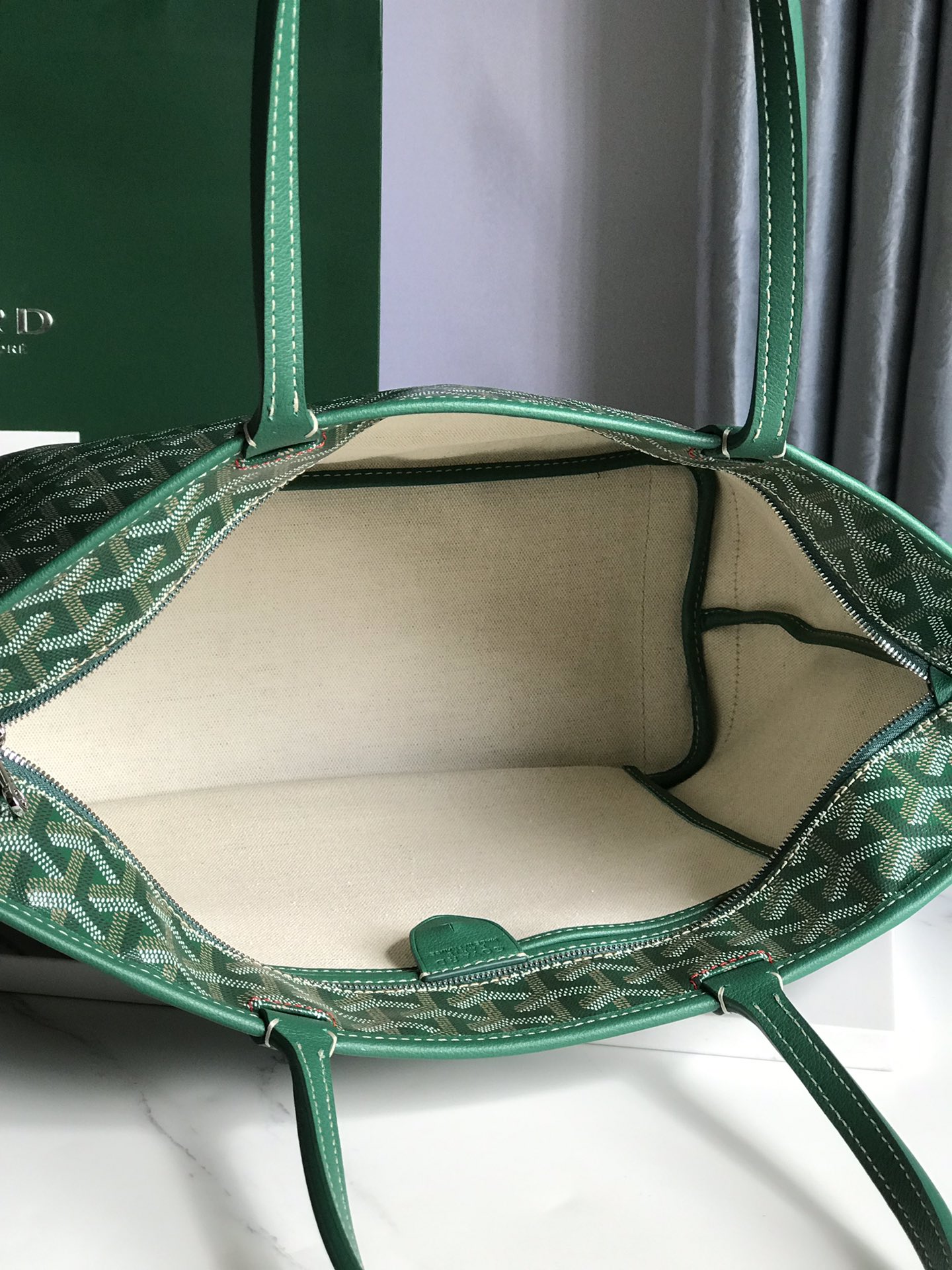 Goyard Saint Louis PM Bag Green