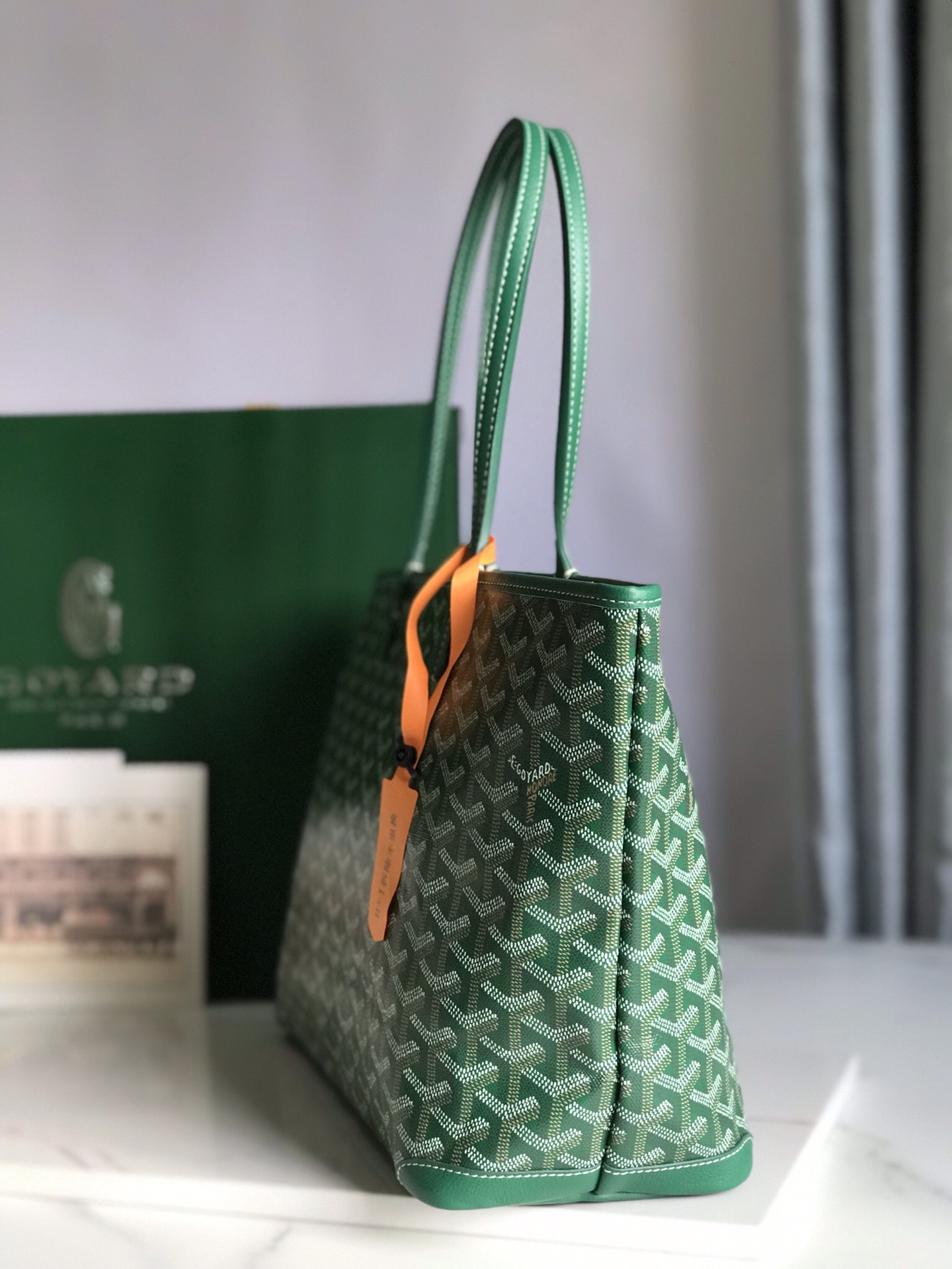 Goyard Saint Louis PM Bag Green
