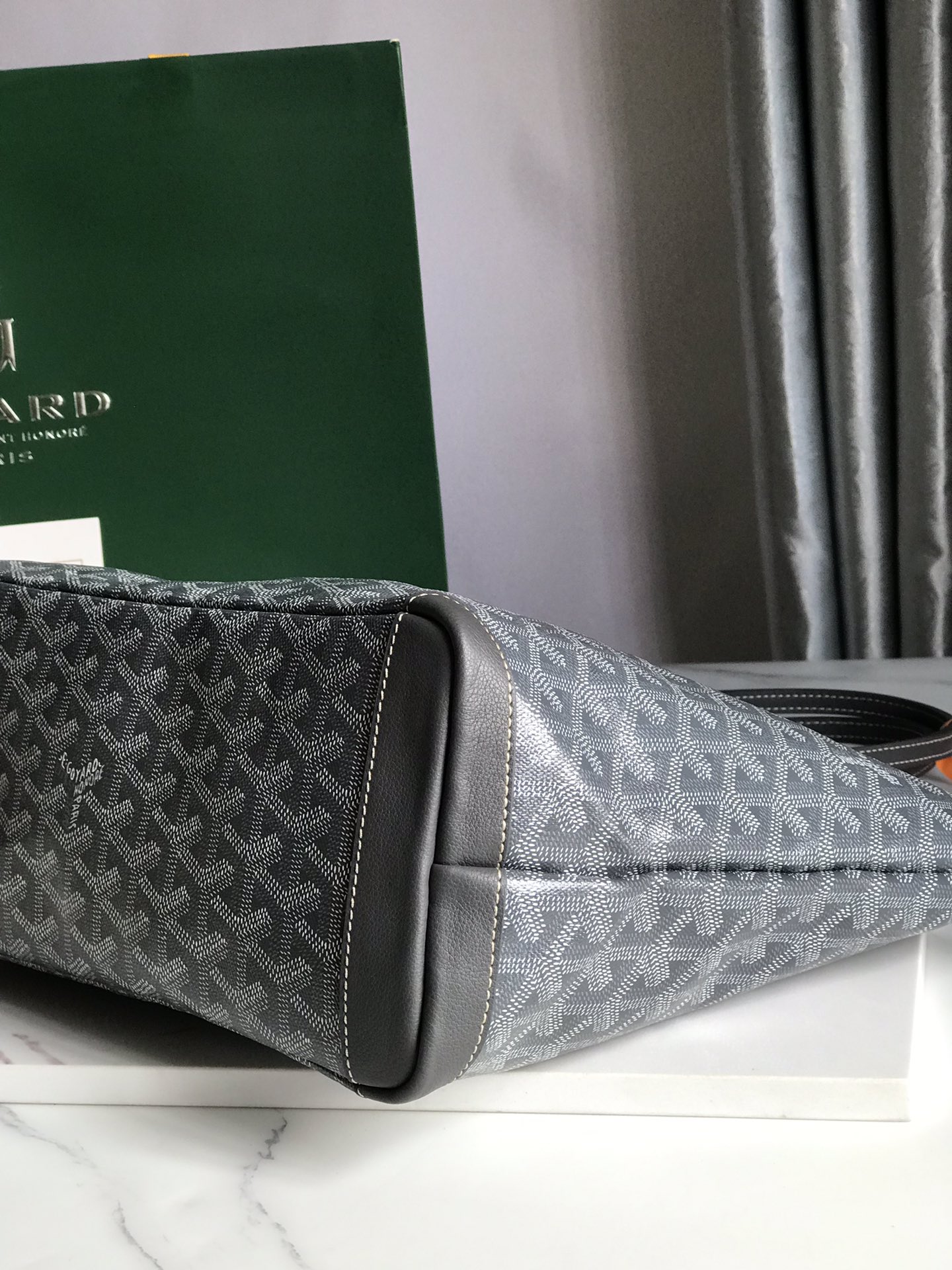 Goyard Goyardine black Artois Tote PM Palladium