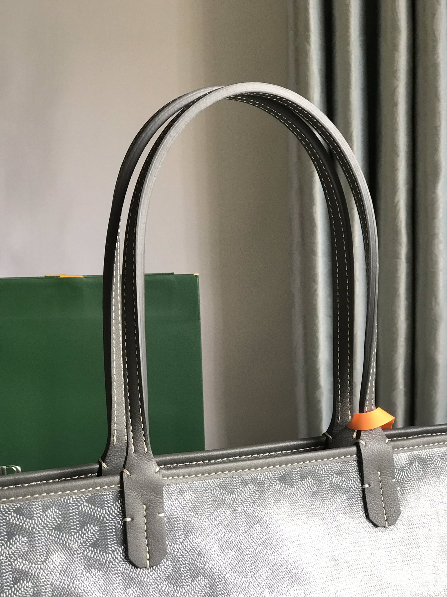 Goyard Goyardine black Artois Tote PM Palladium
