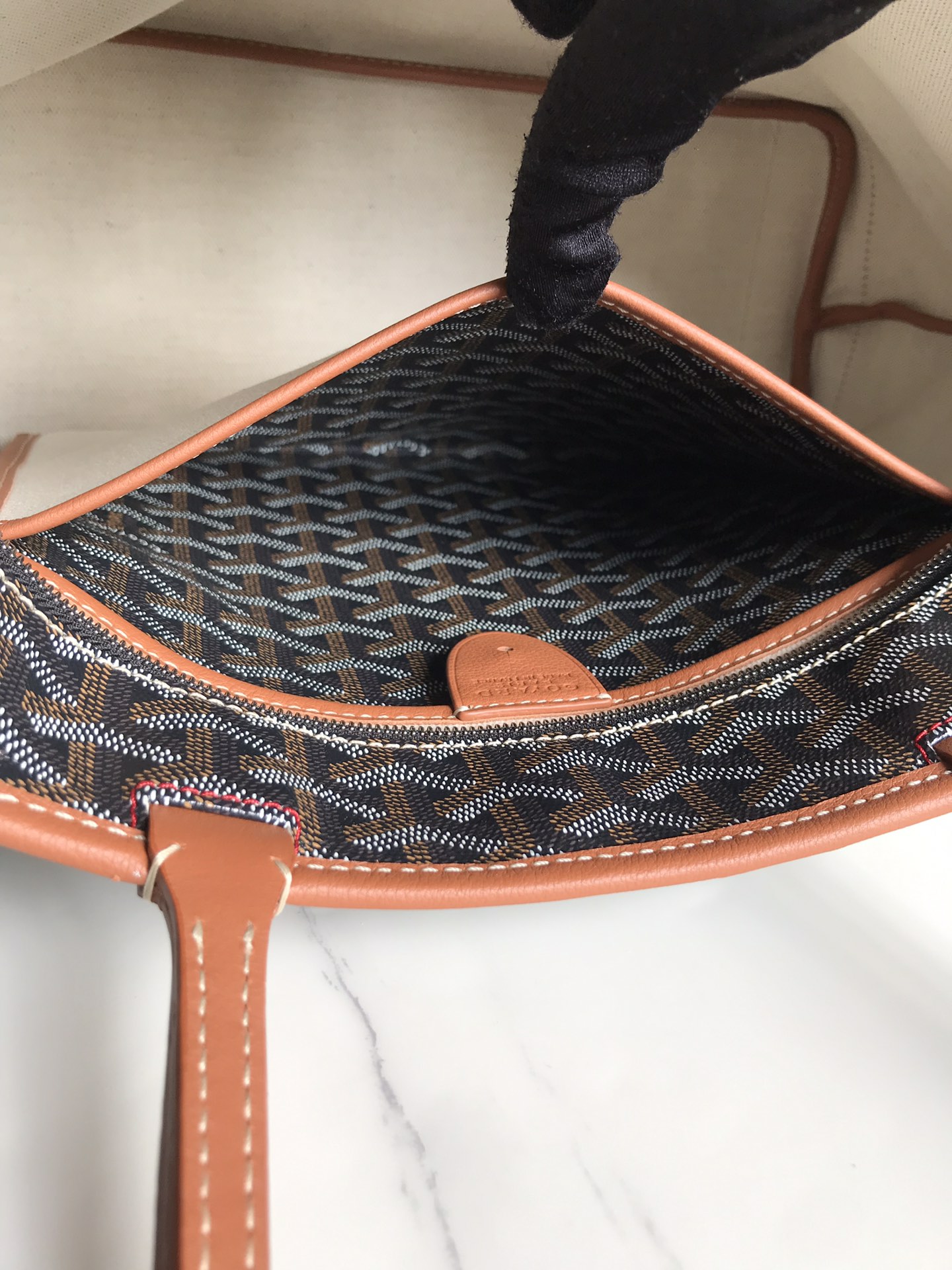 Goyard Artois Tote Coated Canvas PM Black 1151591