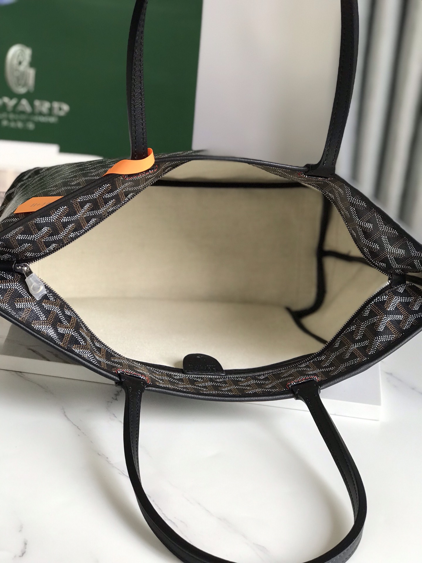 goyard Saint Louis PM Tote Bag All Black
