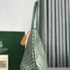 Goyard Goyardine Green Artois Tote PM Palladium