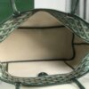 Goyard Goyardine Green Artois Tote PM Palladium