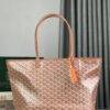 Goyard Goyardine pink Artois Tote PM Palladium
